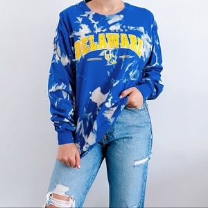 University of Delaware Bleach Dyed T-shirt